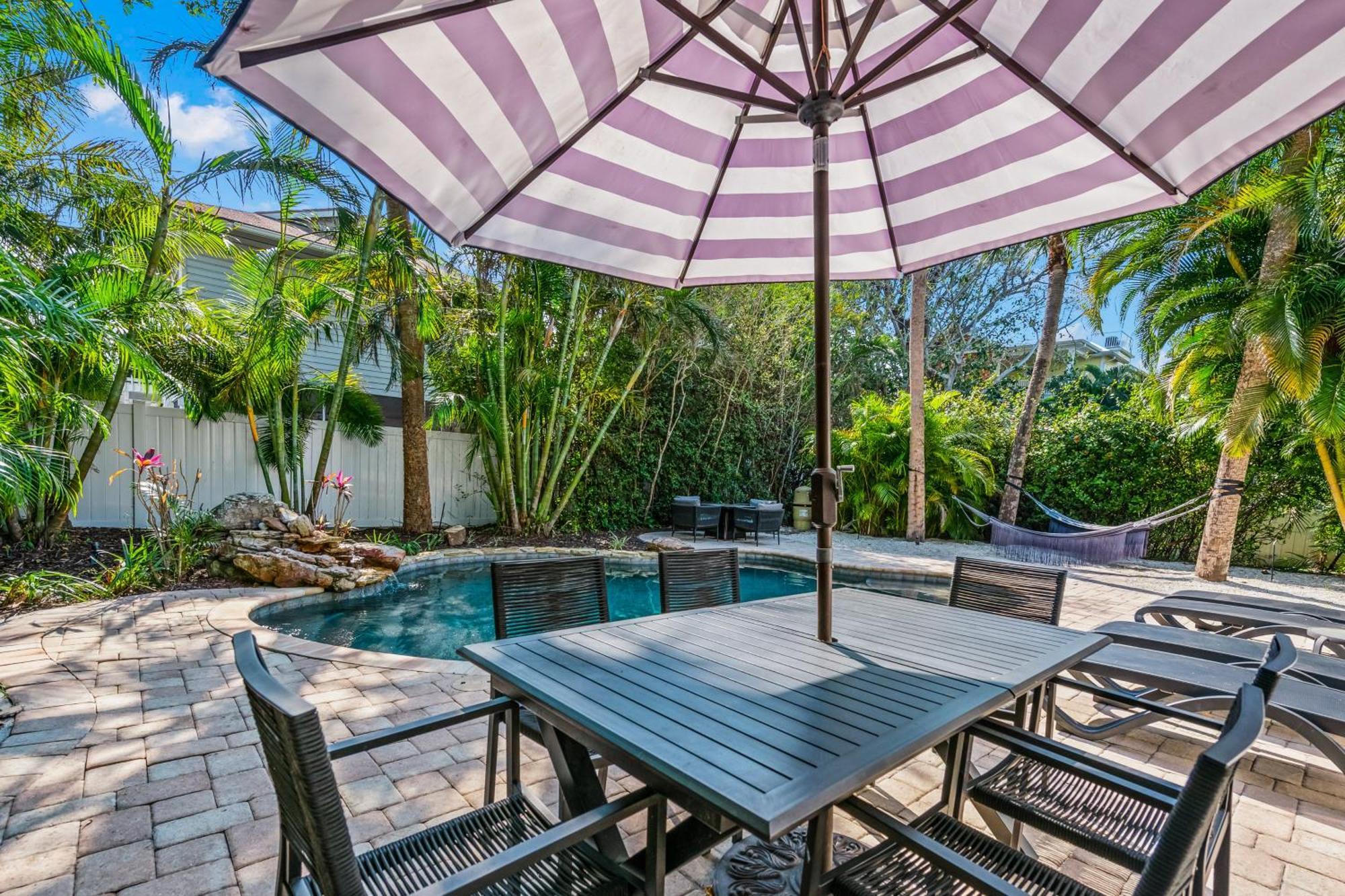 Sandy Pants - Designer Beach Chic Home Steps To Beach Backyard Oasis W Heated Pool Anna Maria Kültér fotó